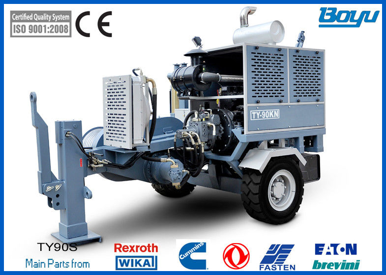 9t Transmission Line Stringing Equipment Hydraulic Cable Puller With