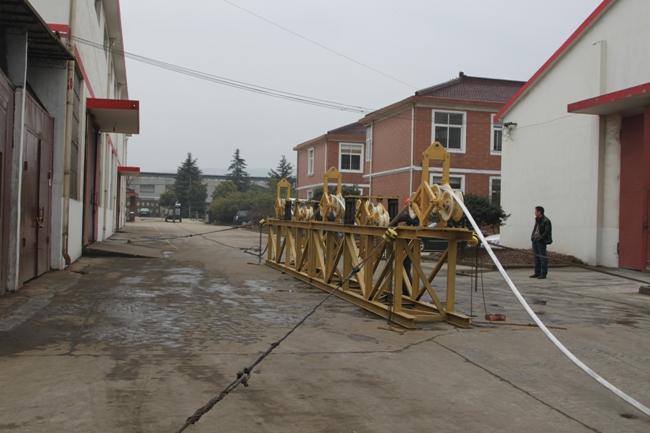 20kn - 30kN Cradle Reel Elevators Welded Steel For Tension Stringing