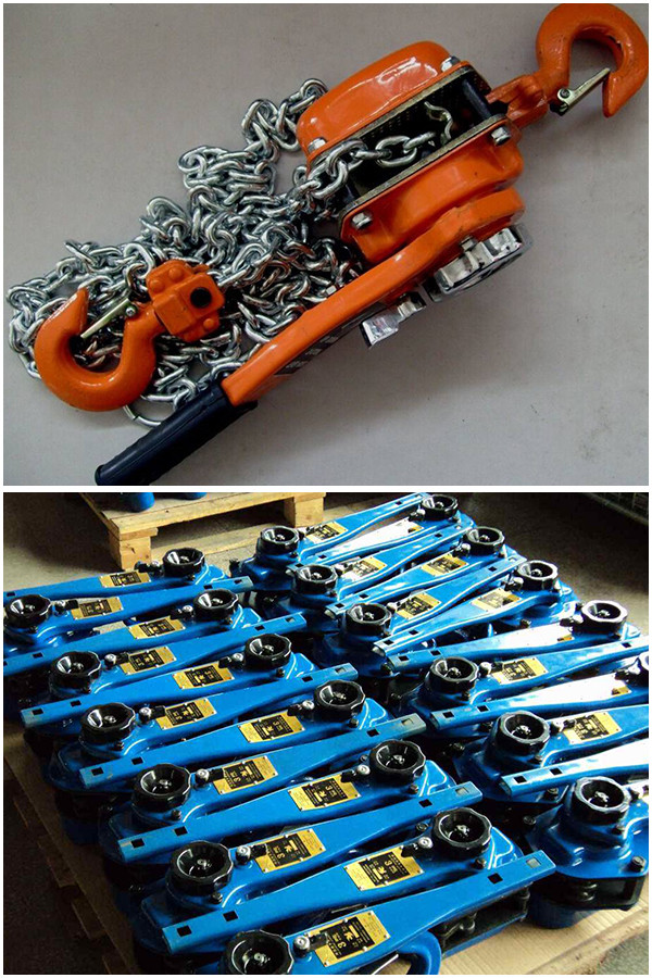Ratchet Lever Chain Hoist Handle Lifting Equipment Rated Load Lifting