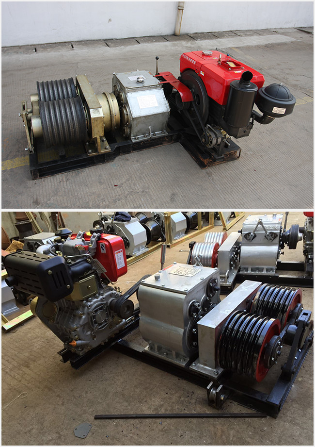 18kw Cableway Puller Cable Stringing Equipment For Underground Cable