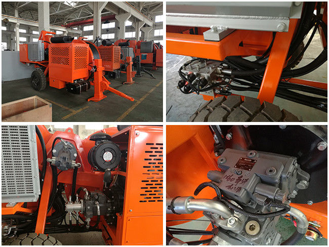 Bull - Wheel Hydraulic Puller Tensioner Diameter 1500mm Cable Stringing Equipment