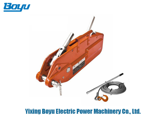 BOYU Transmission Line Stringing Tools Wire Rope Winch Tirfor Wire Grip Pullers