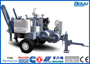 110kv Transmission Line Stringing Equipment Main Pump German Rexroth Max Intermittent Pull 4 Tons 40kN