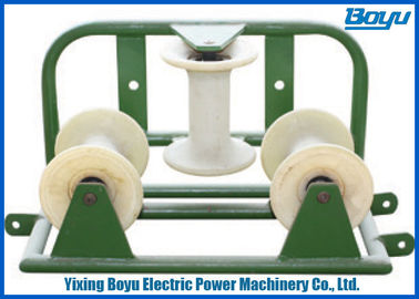 Ground Corner Pulley Stringing Blocks for Transmission Line Stringing Accessories with 3 Wheel