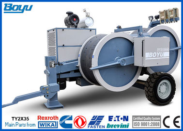 Pilot Rope Conductors Cable Tension Machine for Overhead Stringing with Cummins Engine Rexroth Hydraulic System