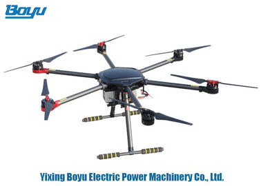 Aerial Power Line Inspection UAV Drone With GPS Flying Speed 0.15m / Min