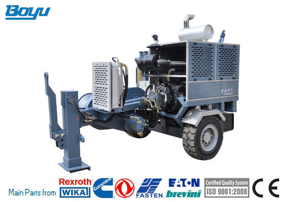 Transmission Line Stringing Equipment Water Cooling Diesel Engine 173hp Hydraulic Cable Puller