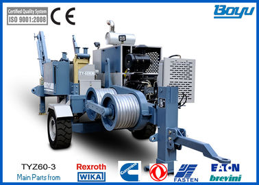 220KV Transmission Line Puller Machine for Overhead Stringing Rexroth Hydraulic system Cummins Diesel Engine