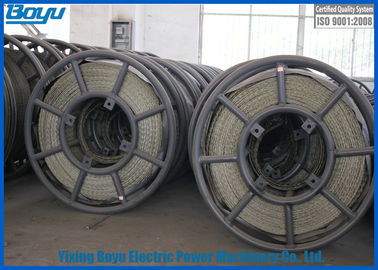 Galvanized Steel Anti Twist Braid Rope / Anti Twist Wire Rope for Transmission Line Stringing