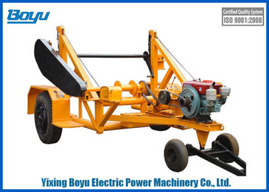 Multi-functional Reel Carrier Trailer max capacity 5T Transimission Line Stringing Tools Welded Steel