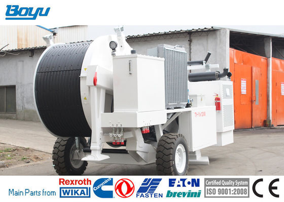97kw Engine Rated Power Hydraulic Cable Tensioner 5 Km/H Max Payoff Speed