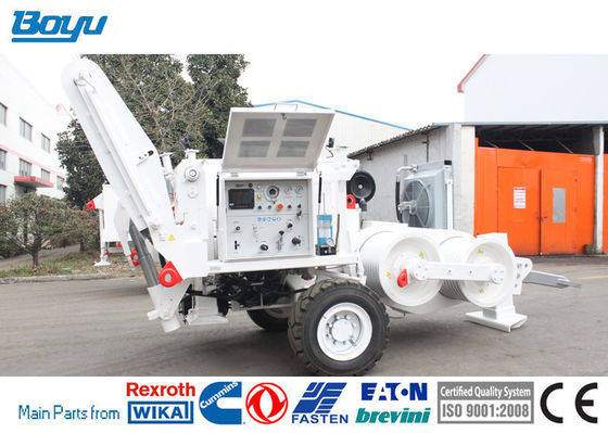 Stringing Equipment Hydraulic Puller For Power Line With Air Cooling Engine