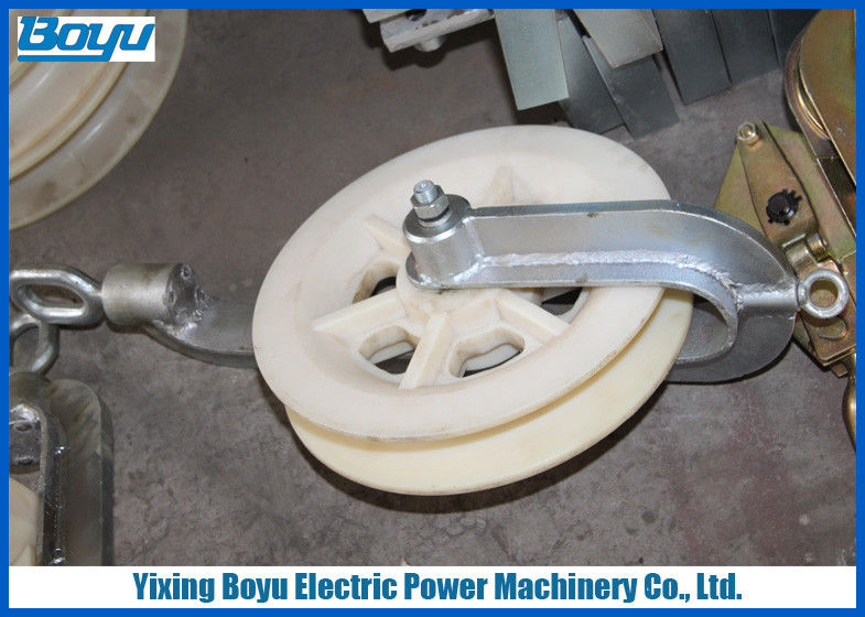 400mm Hold Down Block Conductor Stringing Blocks , Single Bundle