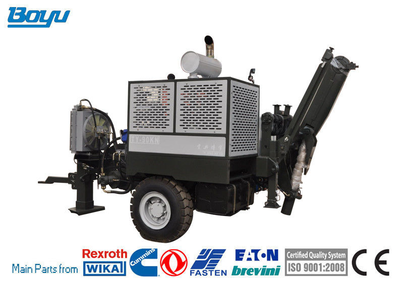 Hydraulic Puller 90kN Transmission Line Stringing Equipment Overhead ...