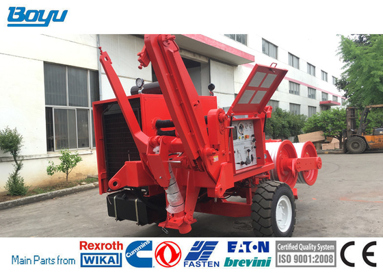 Stringing Equipment Hydraulic Cable Puller With Cummins Engine