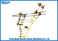 40kg Rated load 1.5kn metal Transmission Line Stringing Tools  For Four Conductor Bundle