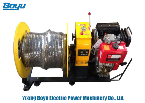 50kN Transmission Line Stringing Tools Cable Pulling Winch