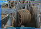 Transmission Line Stringing Mounted Pulleys for Steel Cable Wire Rope , Galvanized Steel Frame