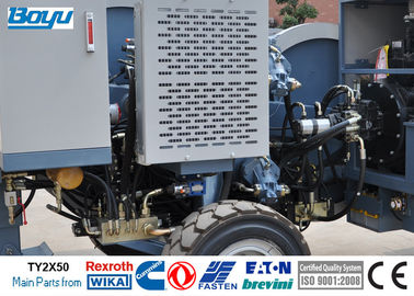 Double Conductors Hydraulic Tension Stringing Force 11Tons Conductor Max Diameter 40mm Two Hydraulic System Separated