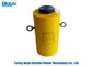 Hollow Plunger Hydraulic Cylinders Double Acting Central Solid Hydraulic Jack