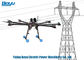 8 Spirals Rotary Wing Unmanned Aerial Vehicle Drone For Erecting Wires In Transmission Lines