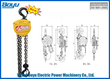 Chain Hoist Transmission Line Stringing Tools Max Rated Load 62.5kn