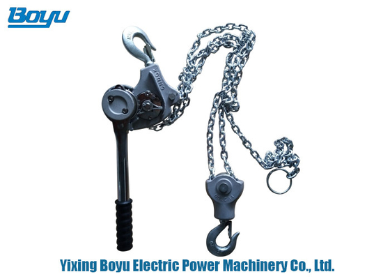 1 Row Transmission Line Stringing Tools Aluminium Alloy Chain Type Handle Hoist