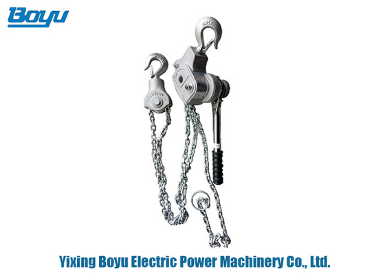 1 Row Transmission Line Stringing Tools Aluminium Alloy Chain Type Handle Hoist