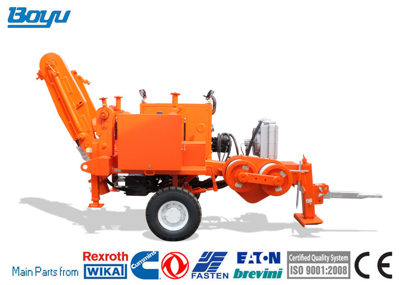 TY60 Transmission Line Stringing Equipment Hydraulic Puller Max Intermittent Pull 60kN