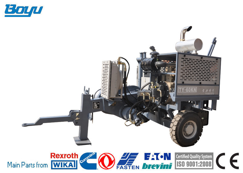 TY60 Hydraulic Puller Transmission Line Stringing Equipment 60kN