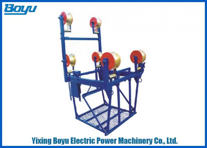 40kg Rated load 1.5kn metal Transmission Line Stringing Tools For Four ...
