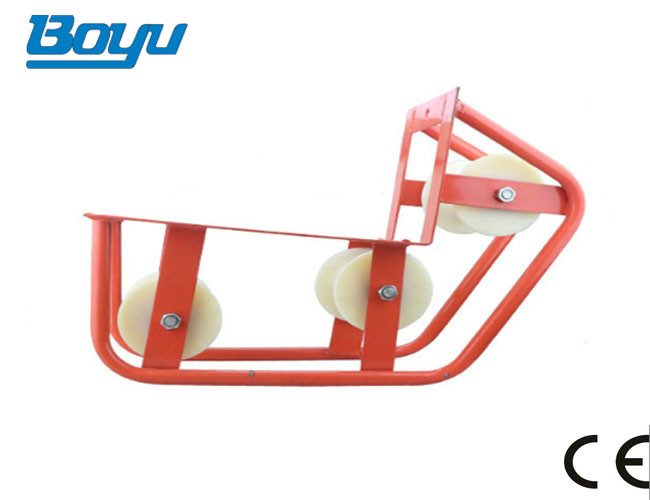 String Cable Block Tensioner Nylon Bundled Conductor At Tower Pulley Roller