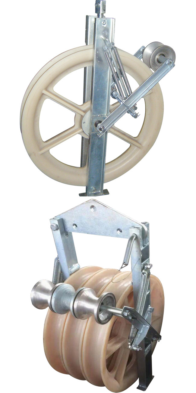 Conductor Pulleys Transmission Line Tools With Single / Three Grounding