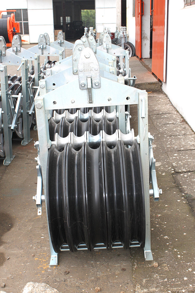 Transmission Line Stringing Tools Bundled Conductor Pulley With ...
