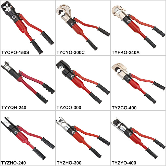 17mm Stroke Hydraulic Transmission Line Tool Cable Terminate Crimping